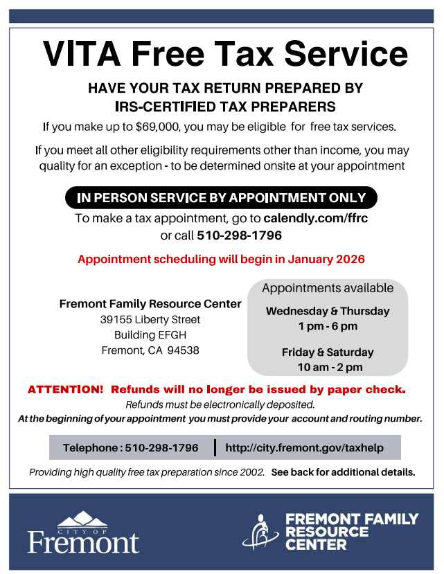 VITA Free Tax Service