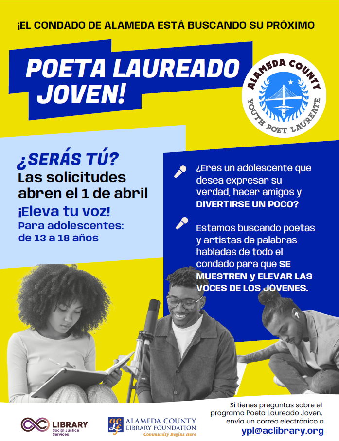 Spanish Youth Poet Laureate Flyer