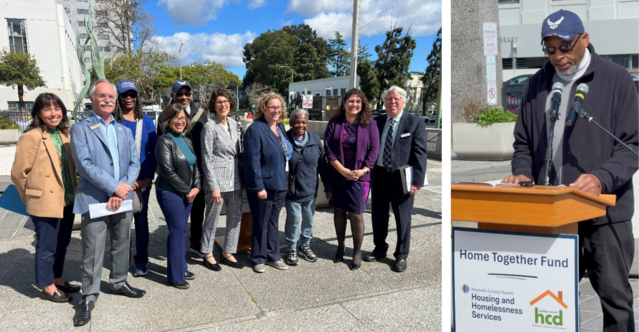 Measure W Press Conference Collage