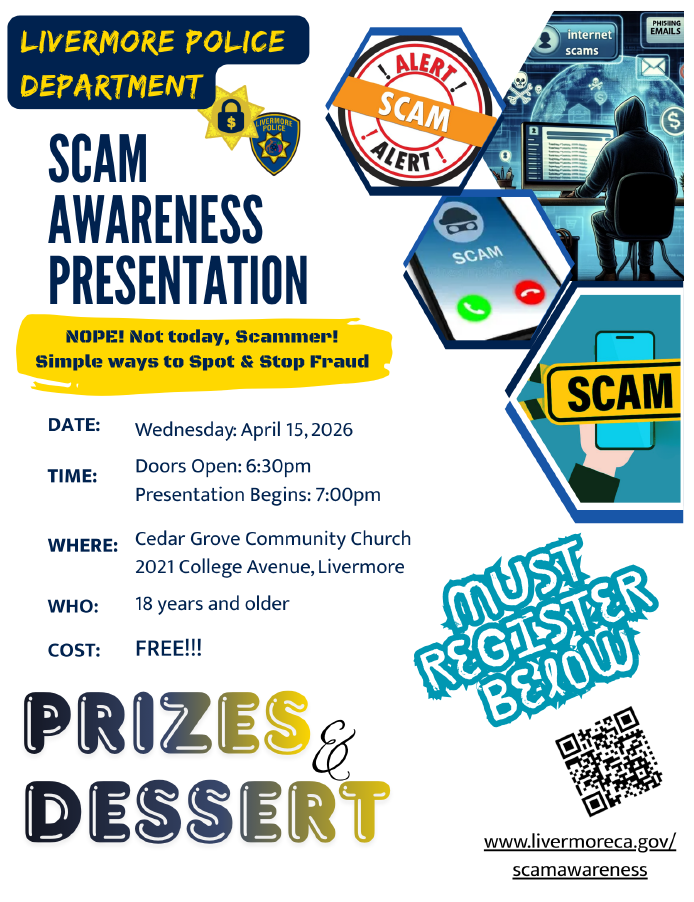Scam Awareness Flyer Livermore PD
