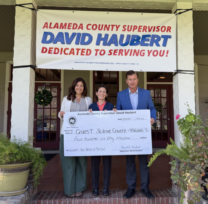 Quest Science Center Award Check