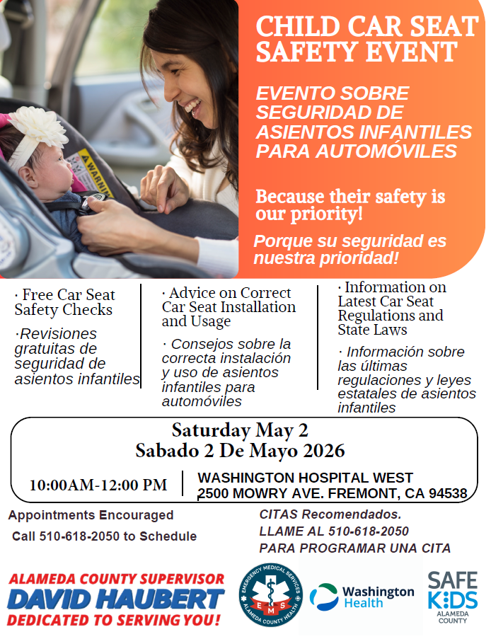 Car Seat Check-Up Event Flyer