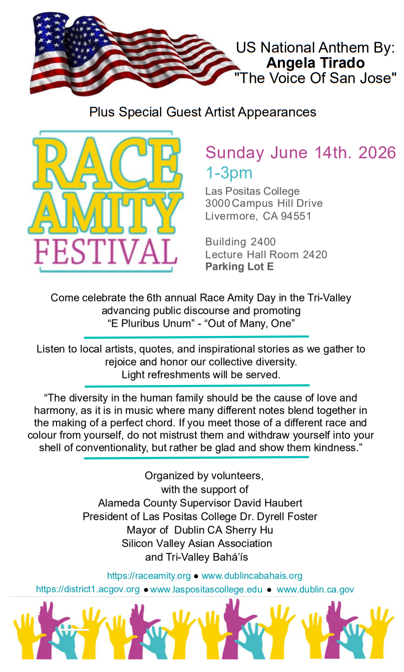 Race Amity Festival Flyer