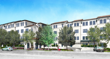 Artist rendering of Housing Development
