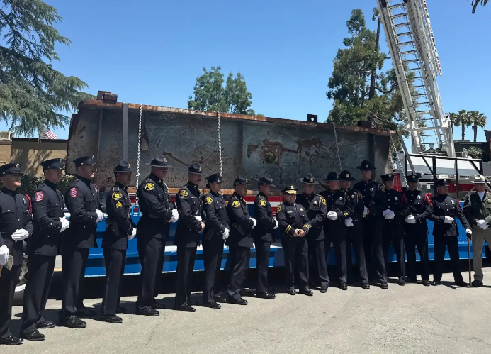 Steel Beam Image with Alameda County Sheriff's Office