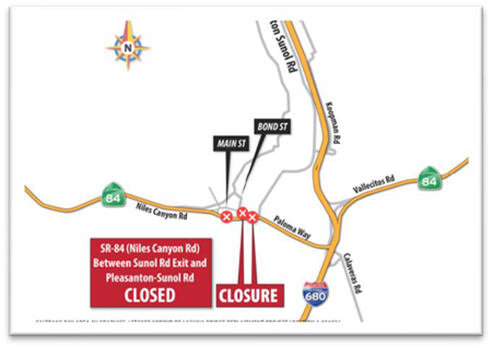 State Route 84 Closure