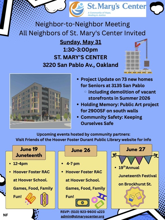 St. Mary's meetings