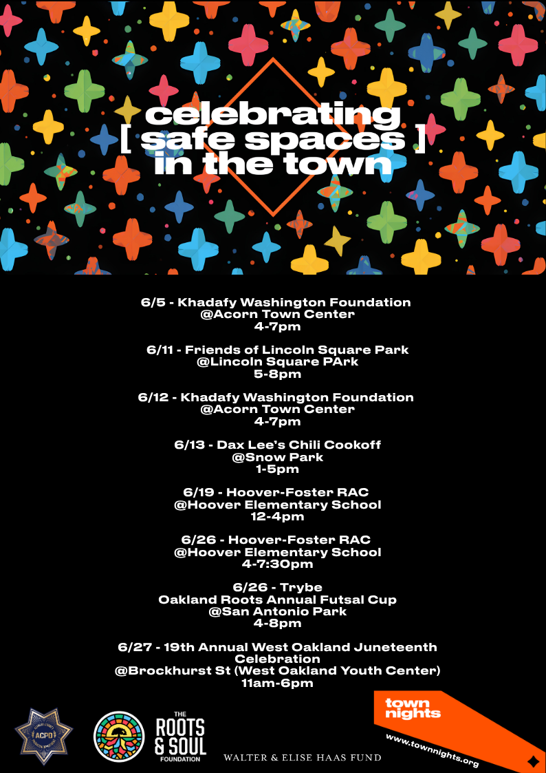 Town nights schedule