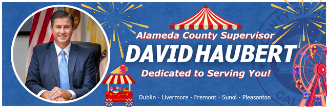 Supervisor Haubert Alameda County Fair Banner