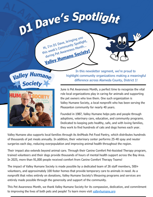 Community Spotlight Valley Humane Society