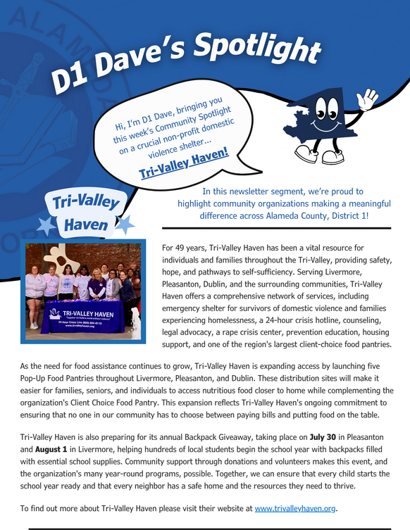 Community Spotlight Tri-Valley Haven