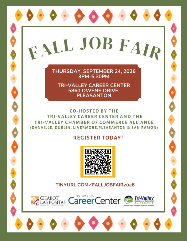 TVCC Fall Job Fair Flyer