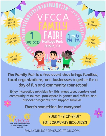 Family Childcare Fair Flyer