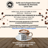 2026.10.28 Coffee With Supervisor Tam Lena Tam - Spanish