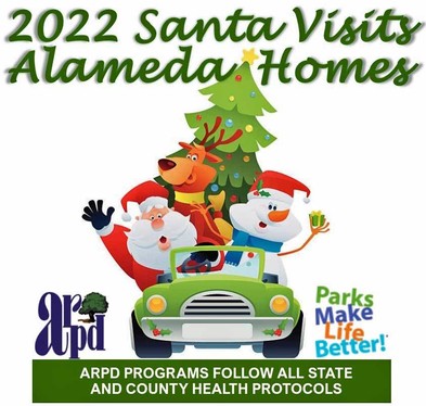 Santa Visits Alameda Homes