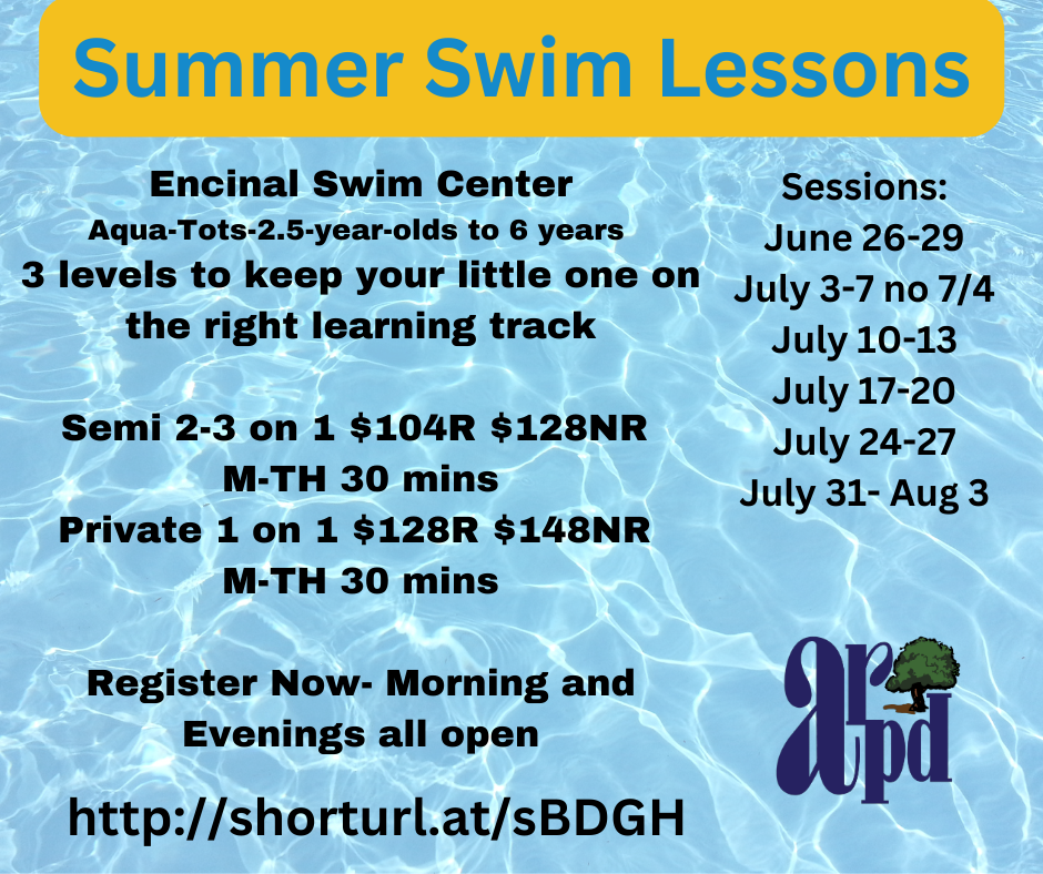 Encinal Swim Lessons
