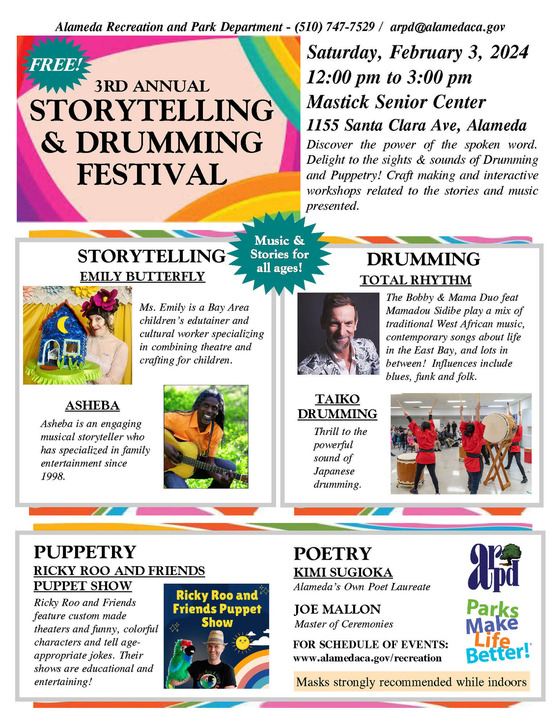 Storytelling and Drumming 2024