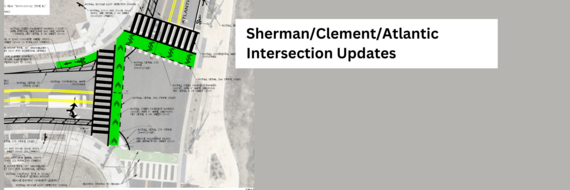 Engineering drawings for updates to Sherman/Clement/Atlantic