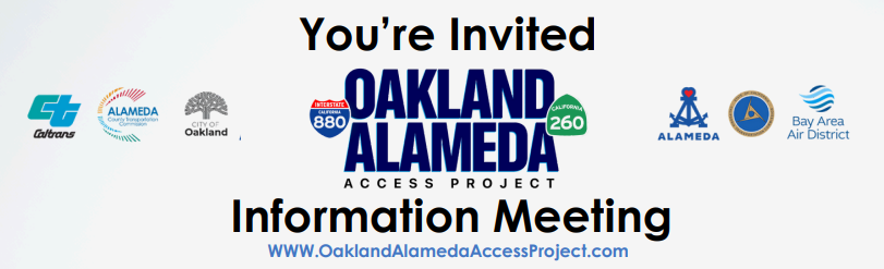 You're invited to an Oakland Alameda Access Project Information Meeting!