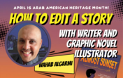 writer and graphic novel illustrator, Wahab Algarmi