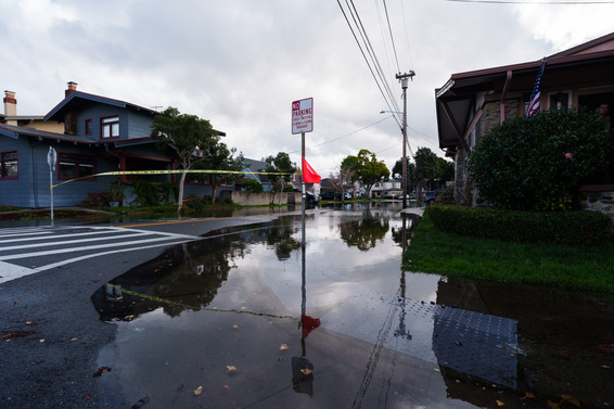 flooded street