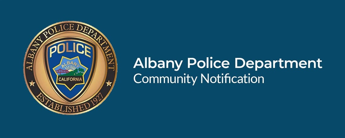 Albany Police Department Community Notification