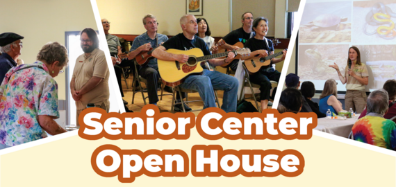 Senior Center Open House Banner