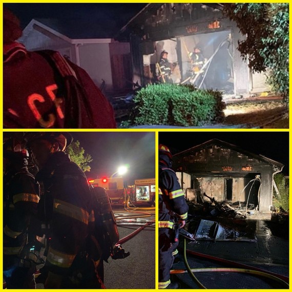 Images from house fire