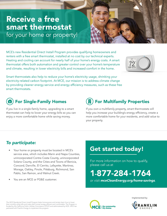 MCE Free Smart Thermostat