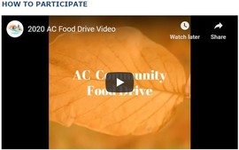 Food Drive Video