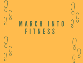 March into Fitness CMU Graphic 