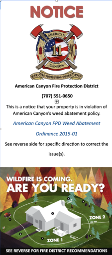 Fire and Weed Abatement Graphic 