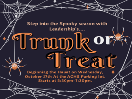 ACHS Trunk or Treat