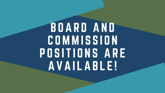 Board and Commissions Vacancies