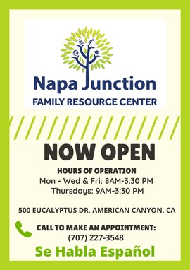 Napa Junction Family Resource Center Flyer