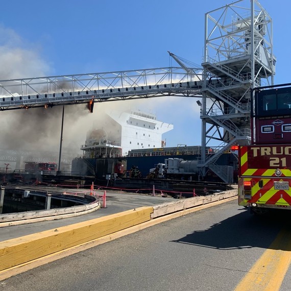 Benicia Port Fire