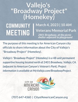 Vallejo's Broadway Project (Homekey) 