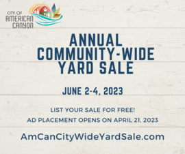 Community-Wide Yard Sale 