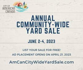 Community Yard Sale 2023 