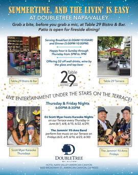 Doubletree Summer Events 