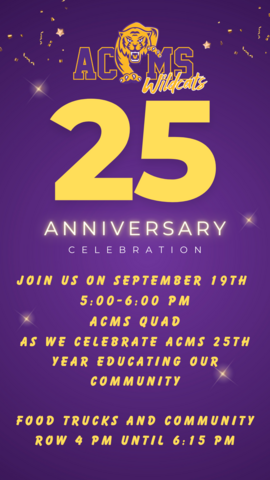 ACMS 25th Anniversary Celebration