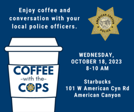 Coffee with a Cop 10/18