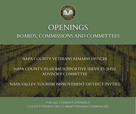 Napa County Board and Commissions Openings