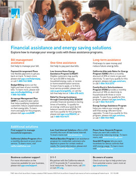 PG&E Customer Assistance Programs