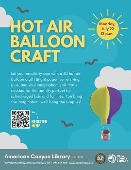 AC Library Hot Air Balloon Crafternoon