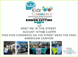 Kids Commerce Ribbon Cutting 