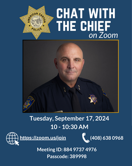 Chat with the Chief September