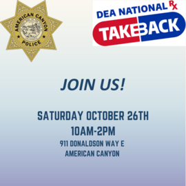 Drug Take Back ACPD 2024