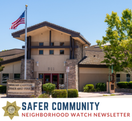 Neighborhood Watch Newsletter