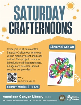 Shamrock Salt Art - AC Library 2025